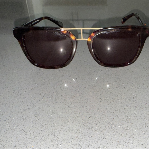 Balmain Tortoiseshell Sunglasses with Gold Double-Bridge main image 7